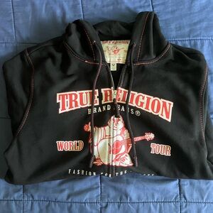 True religion hoodie zip up